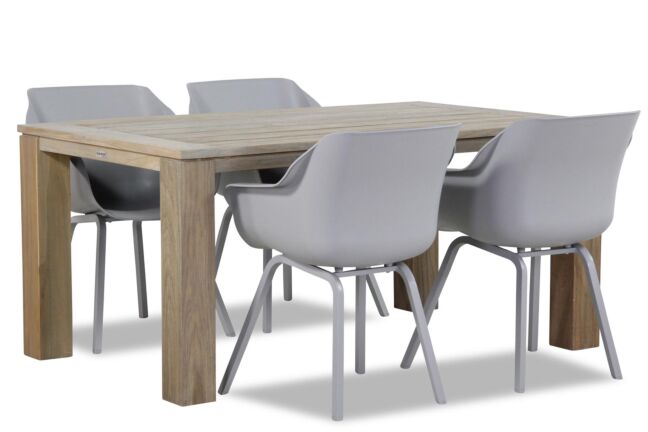 Hartman Sophie element/Brighton 165 cm dining tuinset 5-delig