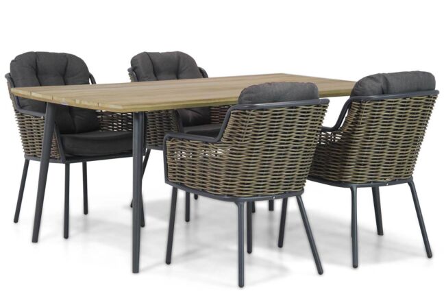 Santika Fasano/Montana 180 cm dining tuinset 5-delig