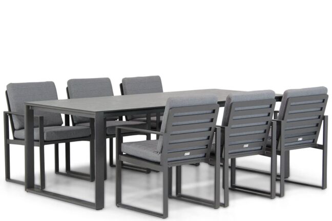 Santika Zaga/Zaga 220 cm dining tuinset 7-delig