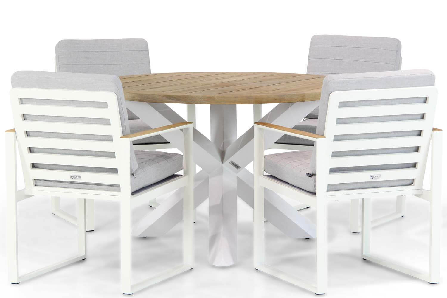 Santika Soray/Wellington 120 cm dining tuinset 5-delig