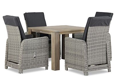 Garden Collections Bello/Brighton 100 cm dining tuinset 5-delig