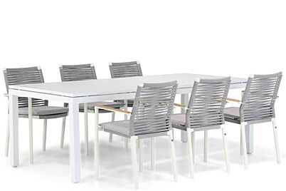 Santika Giovane/Concept 220 cm dining tuinset 7-delig