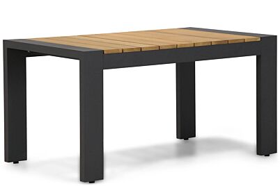 Lifestyle Milano lounge/dining tuintafel 133 x 74 cm antraciet