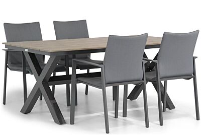 Lifestyle Rome/Forest 180 cm dining tuinset 5-delig