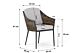 Coco Olivine/Matale 240 cm dining tuinset 7-delig