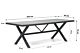 Lifestyle Parma/Crossley 245 cm dining tuinset 7-delig