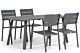 Lifestyle Stella/Villagio 170 cm dining tuinset 5-delig