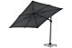 Santika Belize Deluxe parasol 300 cm x 300 cm antraciet frame/dark grey 