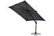 Santika Belize Deluxe parasol 300 cm x 300 cm antraciet frame/dark grey 