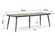 Lifestyle Matale dining tuintafel 240 x 92 cm