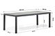 Lifestyle Parma/Residence 220 cm dining tuinset 7-delig