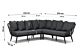 Coco Leonardo/Pacific 100 cm hoek loungeset 4-delig