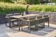 Santika Shadow/Zaga 220 cm  dining tuinset 7-delig