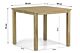 Lifestyle Rome/Weston 90 cm dining tuinset 5-delig