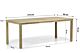 Lifestyle Rome/Weston 210 cm dining tuinset 7-delig