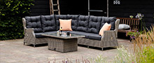 Loungeset wicker grijs category image