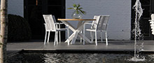 Tuintafel wit aluminium category image